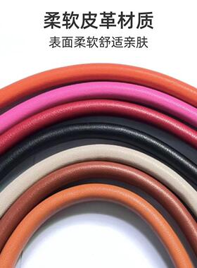 新款超纤皮圆环手提小拎带女包DIY手工包包替换带子百搭经典提手