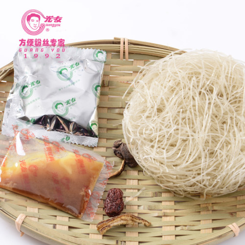 光友香菇鸡味酸辣粉丝清汤方便米粉特色速食泡粉即泡即食细粉 - 图0