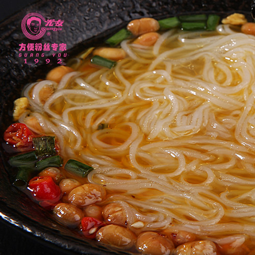 光友香菇鸡味酸辣粉丝清汤方便米粉特色速食泡粉即泡即食细粉 - 图2