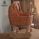 Weiyi Stroller Flower Basket Handmade Rattan Retro