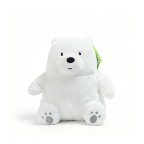 韩单正品咱们裸熊We Bare Bears毛绒玩偶25CM大号超可爱三只裸熊 - 图2