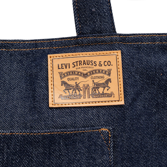 Levis Levis denim bag canvas bag tote bag girls canvas bag shoulder bag commuter student bag men