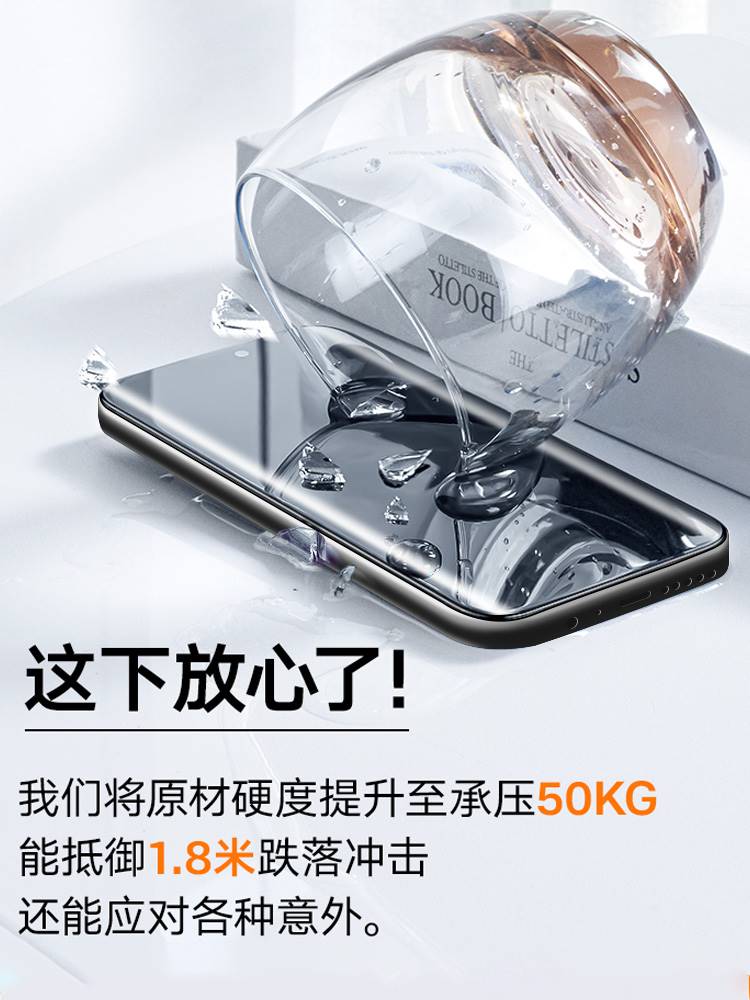 适用华为P60Pro钢化膜P50手机膜P60art新款p40全屏覆盖Huawei50E水凝Mate50Pro+全包保护曲屏软RS保时捷贴膜 - 图3