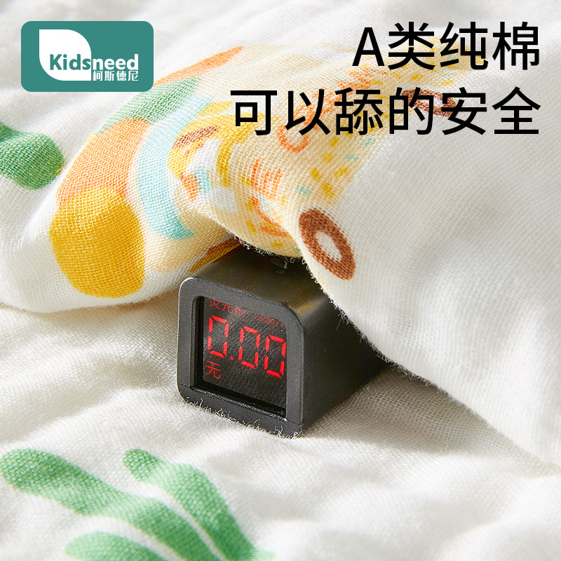 纱布浴巾纯棉新初生儿超软宝宝浴袍 kidsneed浴巾