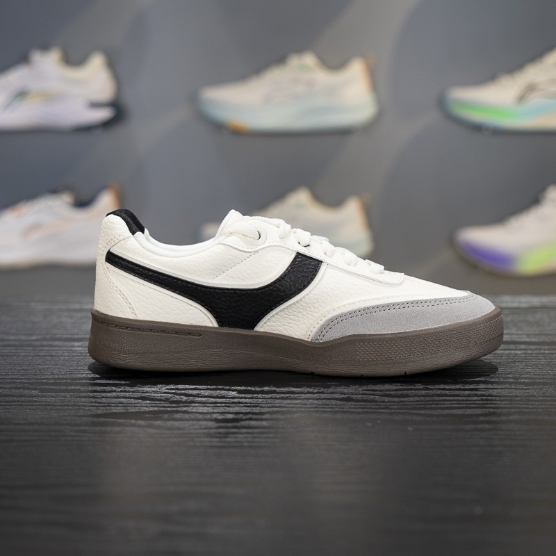 李宁征荣92S板鞋女子2025秋季新款复古耐磨低帮滑板专业鞋AEPV082,淘宝优惠券,粉丝福利购,淘宝优惠卷