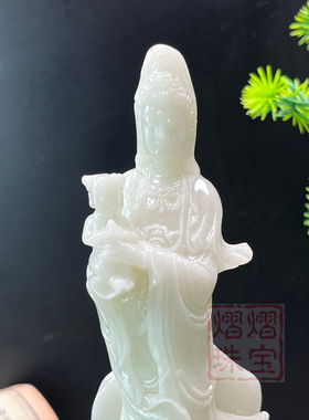 批发代发夜光石南海观音送子观音观世音佛像家居供奉风水吉祥摆件