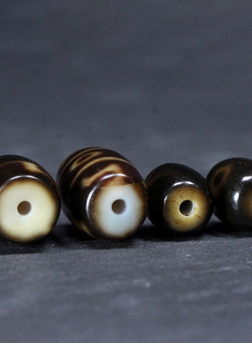 圣饰奇缘天然玛瑙黑金天珠手串