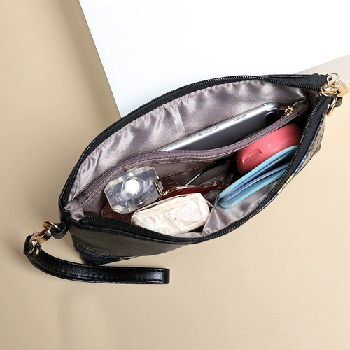 Маленькая сумка клатч, бумажник для матери, сумка на одно плечо, из натуральной кожи, коллекция 2023