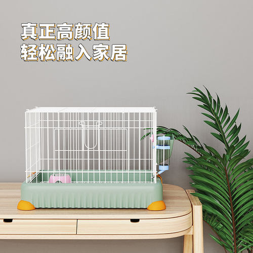 洁西兔笼子成兔幼兔专用笼子荷兰猪豚鼠用品大空间防喷尿家用豪华 - 图1