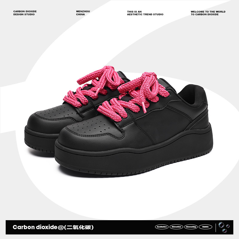 沙发与猫纯色板鞋2025冬季空军壹号透气厚底面包鞋男女运动休闲鞋,淘宝优惠券,粉丝福利购,淘宝优惠卷