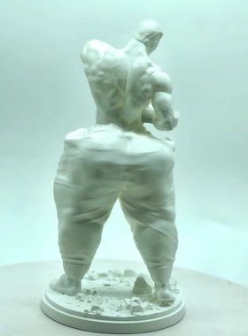 跨境新品打破脂肪健身瘦身男女雕像装饰树脂工艺品摆件健美女神