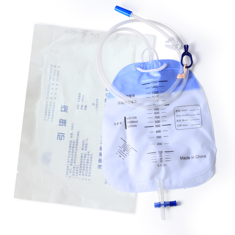 皓程引流袋医用男女士老人卧床病人固定集尿袋一次性防逆流1500ml - 图3