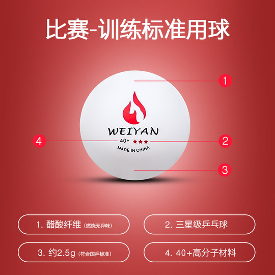 Вейянский стандартный настольный теннис, три звезды