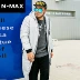 Quần áo nam mùa đông chất béo cỡ lớn của NMAX cộng với phân bón để tăng lớp lông dài ở giữa trên đầu gối xuống áo khoác - Cực lớn quần sịp nam Cực lớn