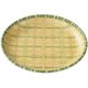 Imitation bamboo woven plate hot pot side dishes snack plate cold dish plate