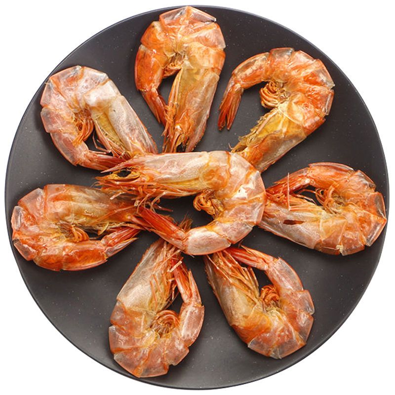 【不好吃包退】温州烤虾即食零食对虾碳烤大虾海味虾干海干货 - 图3