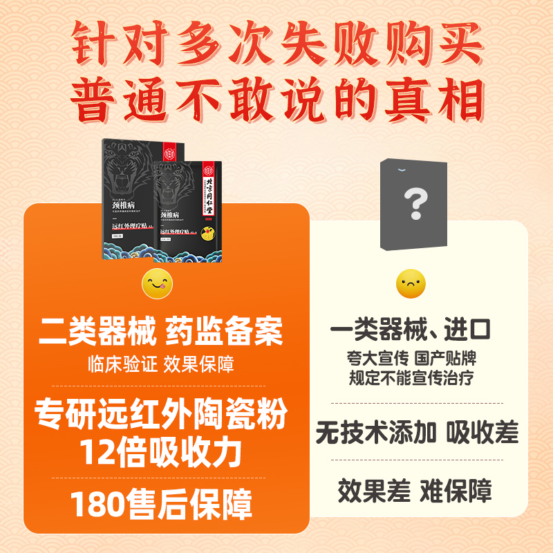颈椎病专用贴膏压迫神经脑供血不足膏药头晕药热敷治疗疏通神器nn
