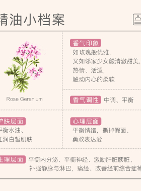 魔天然埃及玫瑰天竺葵精油
