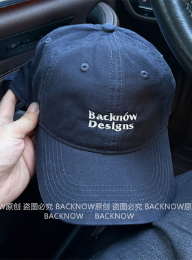 BACKNOW美式街头刺绣棒球帽