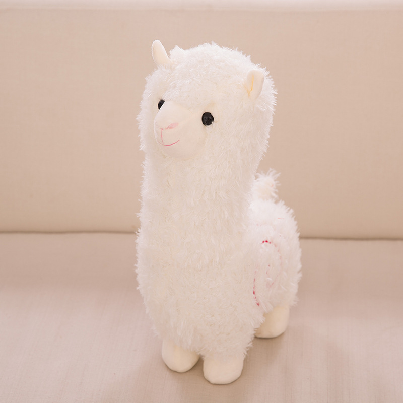 28cm Cute Alpaca Plush Toy Kids Real Doll Pillow Animal Stuf - 图1