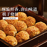 凤凰人家唐山特产鲜肉馅棋子烧饼8枚约200g