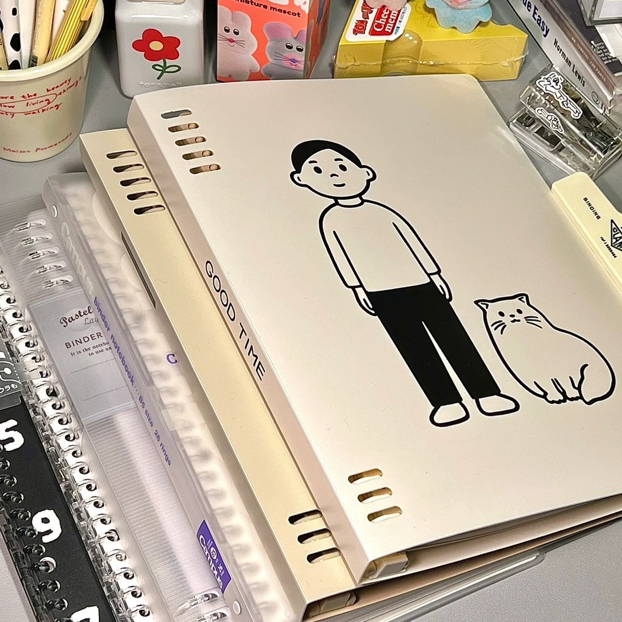 新品KOKUYO国誉活页本小男孩限定款Campus笔记本可拆卸B5A5活页夹 - 图0