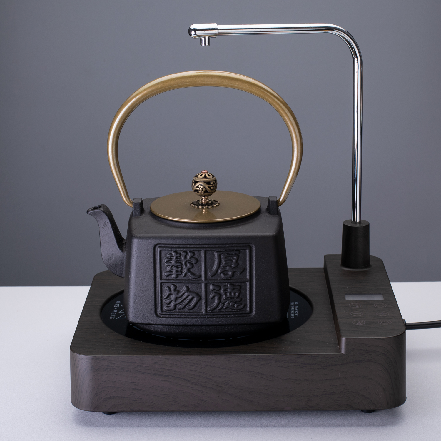 铁壶烧水壶铸铁壶煮水泡茶专用自动上水电陶炉煮茶器抽水煮茶炉 - 图1