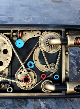 铁艺工业风 哈雷摩托车店招牌广告牌 门头 酒吧咖啡店餐饮店装饰