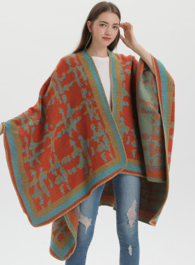 NewWomensShawlRetroCamouf