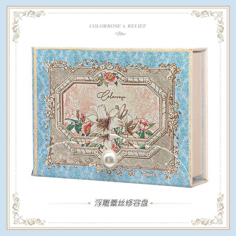 colorrose四色修容盘高光修容一体盘哑光立体自然修饰鼻影侧影