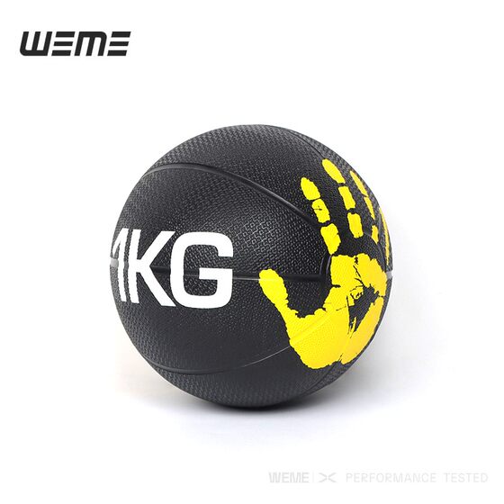 High quality rubber medicine balls with warp and latitude lines