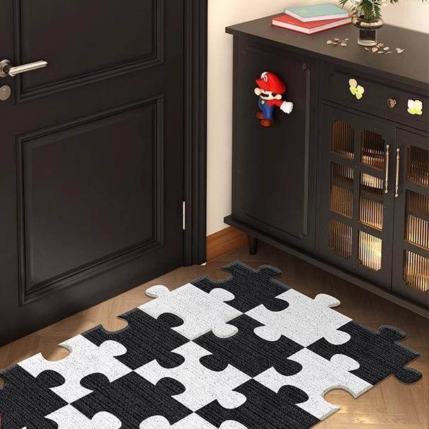 ins风入户门垫进门门外防滑耐脏丝圈家用裁剪网红脚垫子地毯地垫,淘宝优惠券,粉丝福利购,淘宝优惠卷