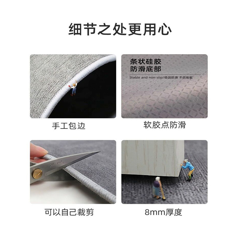 新中式入户门地垫百家姓氏定制红色喜庆地毯大门口防滑耐脏脚垫子