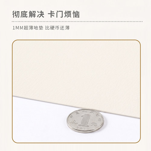 超薄1mm入户门地垫不卡门门垫新中式复古家用玄关门厅可擦洗地毯 - 图2