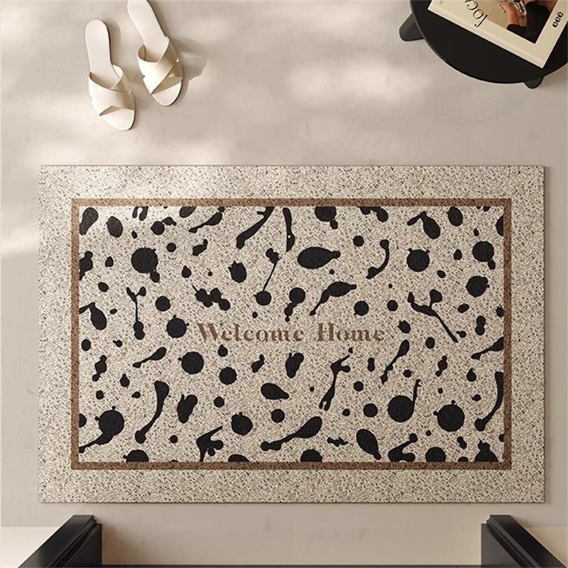 丝圈入户门地垫高级感进门门口可裁剪防滑脚垫子门外复古地毯家用 - 图3