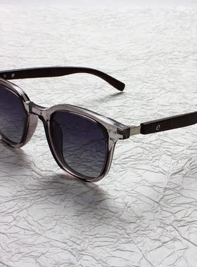 新款日韩风vintage文艺复古偏光太阳眼镜潮男女木纹防紫外线墨镜