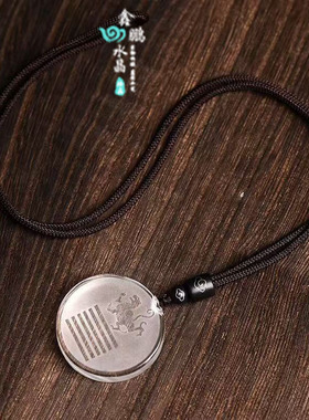 白水晶缺金补金吊坠五行属金