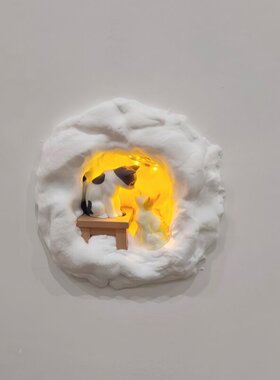 可爱小猫墙上插座装饰86面板开关电源孔堵洞遮丑神器创意补洞神器