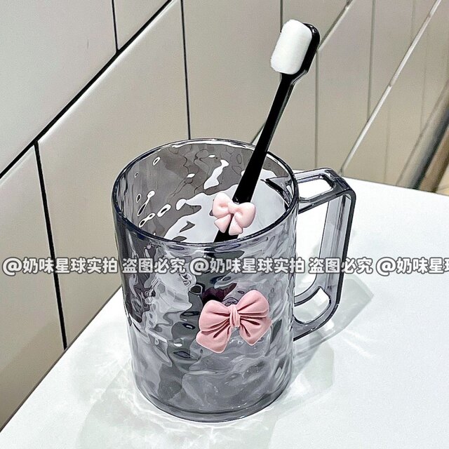 Ins transparent girl mood couple best friend storage wash cup toothbrush cup student dormitory brush cup mouth rinse cup