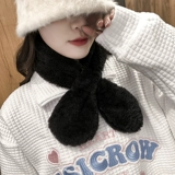 Демисезонный утепленный милый шарф, коллекция 2021, с защитой шеи