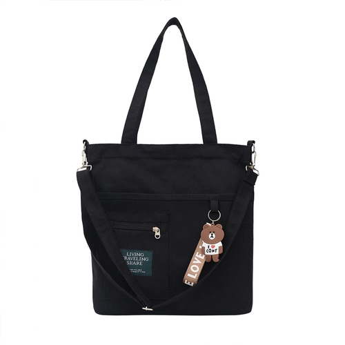 Шоппер, брендовая сумка на одно плечо, ранец, универсальная сумка через плечо, льняная сумка, коллекция 2021, в корейском стиле