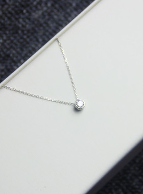 何以笙箫默赵默笙同款镶锆石单钻