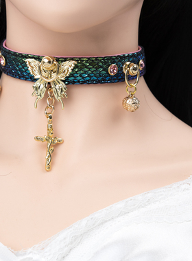 手工皮具K9项圈刻字定制