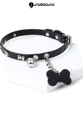 小狼狗定制刻字可调节性感颈环