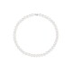 2025 new popular model Ni Ni's same pearl necklace high-end strong light round versatile white pearl necklace for women