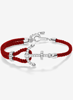 何方hefang万事都灵红绳手链女编织笑脸本命年好运国风手绳系列