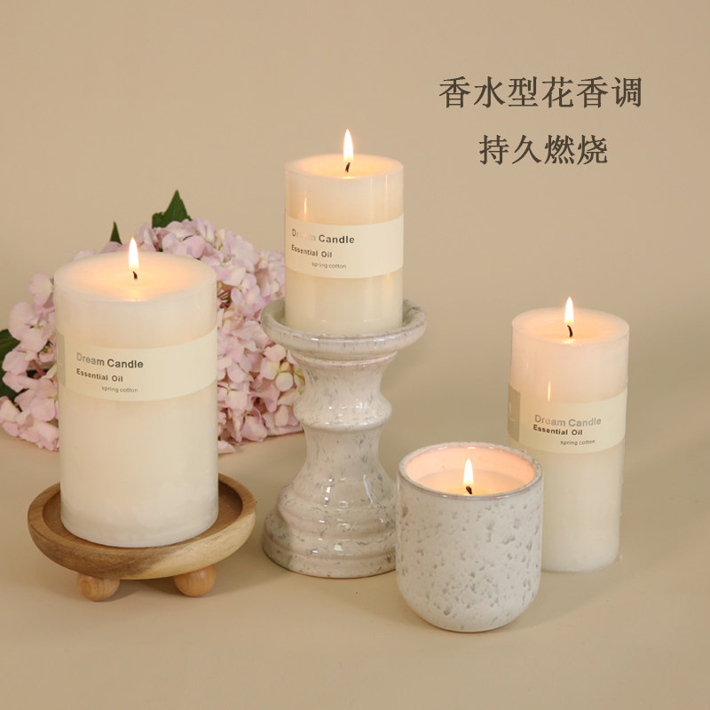 香薰蜡烛欧式白色香水型酒店装饰烛台造型布置装扮小众高级无烟,淘宝优惠券,粉丝福利购,淘宝优惠卷
