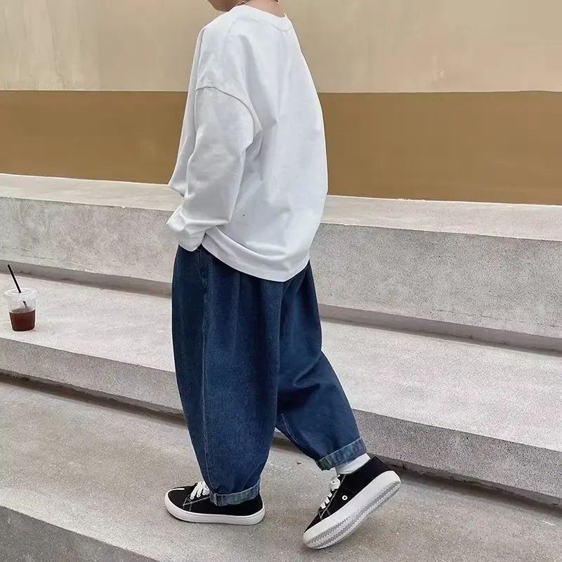 Mid Rise Fashionable Children's Wear Japanese Pants, Men's r - 图2