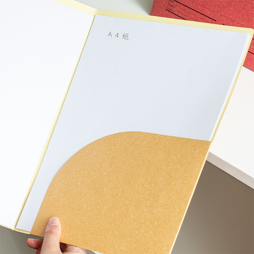 iplaybox复古环保纸质办公A4文件夹档案袋便签信封袋发票据资料袋 - 图2