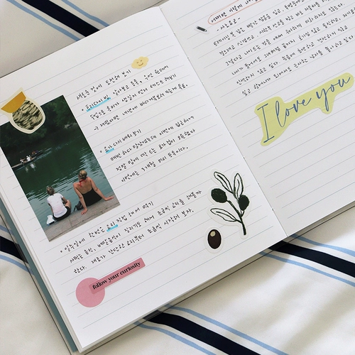 Корейский индиго, простой график зодиака 2026 года, план на эту неделю, резиновый рукав, ручной счет, восьмиточечная горизонтальная линия, блокнот